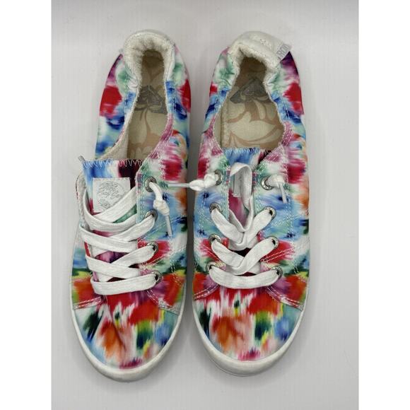 Roxy Bayshore III Slip-On Sneaker, Women's Size 7.5 - Multi Watercolor - Picture 5 of 10